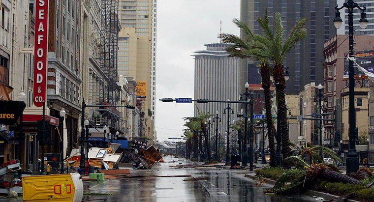 O bairro francês de Nova Orleans foi a área mais atingida pelo furacão Katrina?