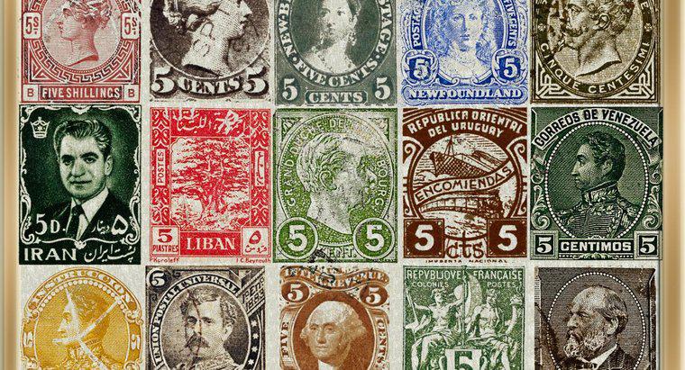 Como verifico os selos postais antigos para ver quanto valem?