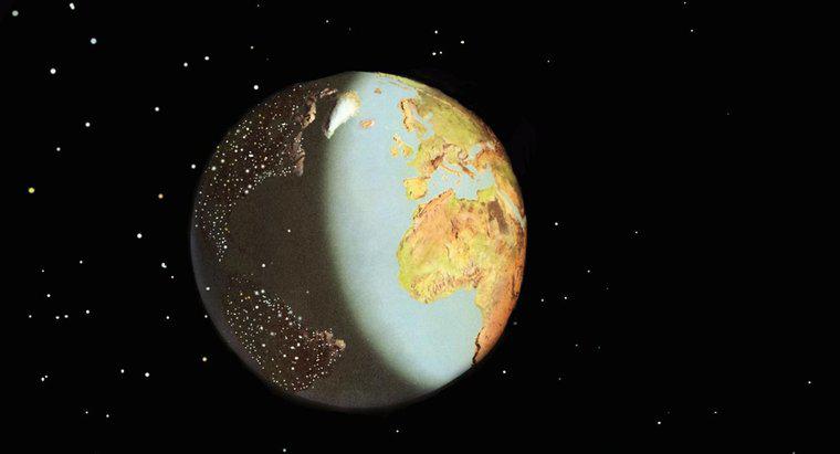 Qual é o movimento da Terra que causa o dia e a noite?
