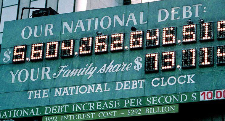 Como é calculada a dívida nacional?