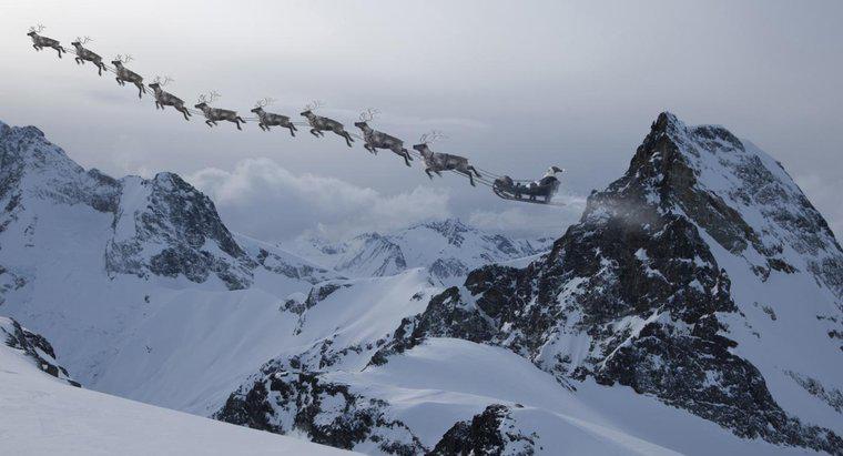 Quais são os nomes das nove renas do Papai Noel?