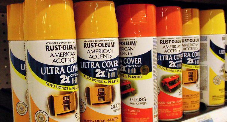 Quais são as cores da tinta Rust-Oleum?