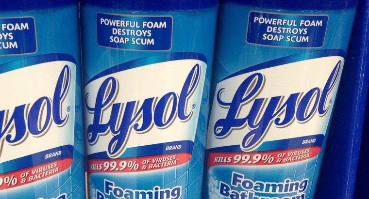 Como o Lysol mata as bactérias?