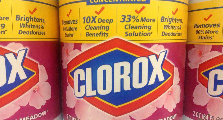 Clorox limpará concreto?