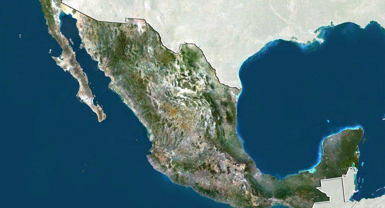Quais são as duas penínsulas encontradas no México?