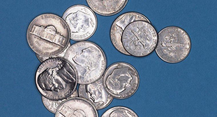 Quantos níqueis equivalem a uma moeda de dez centavos?