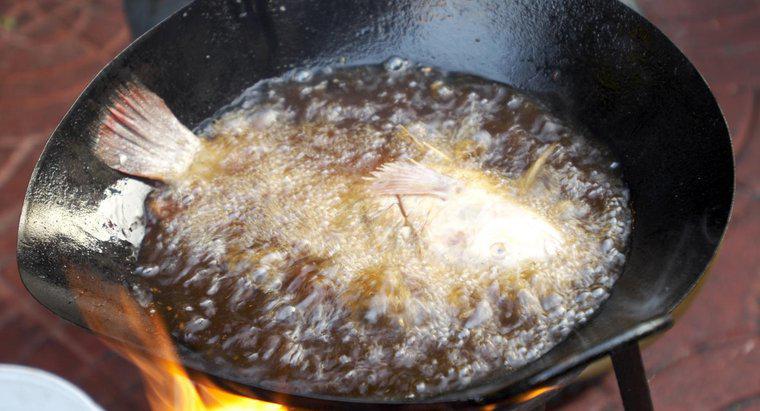 Qual é a melhor temperatura para fritar peixes?