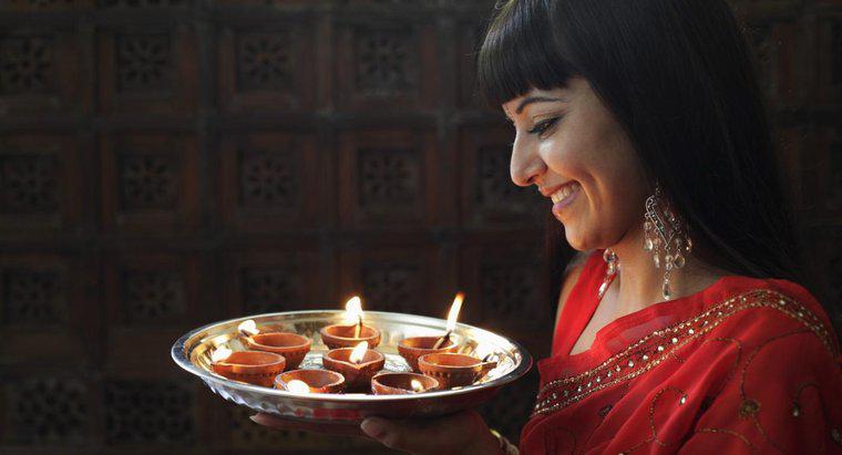 Quais são alguns desejos de Diwali?