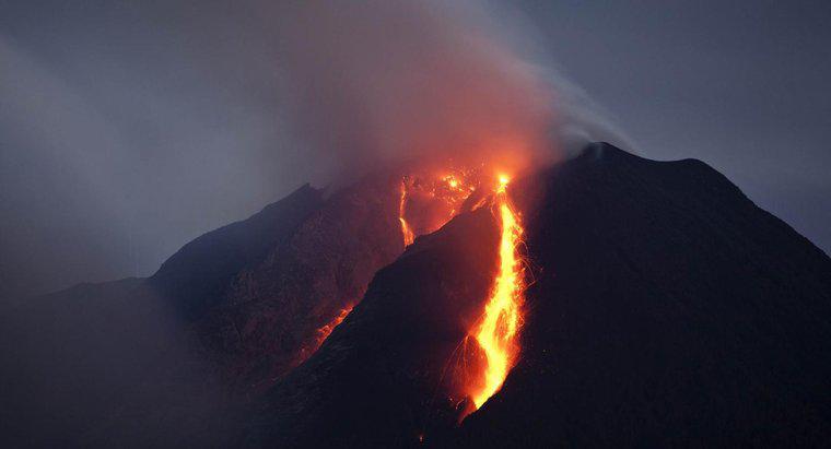 Como os vulcões afetam a litosfera?