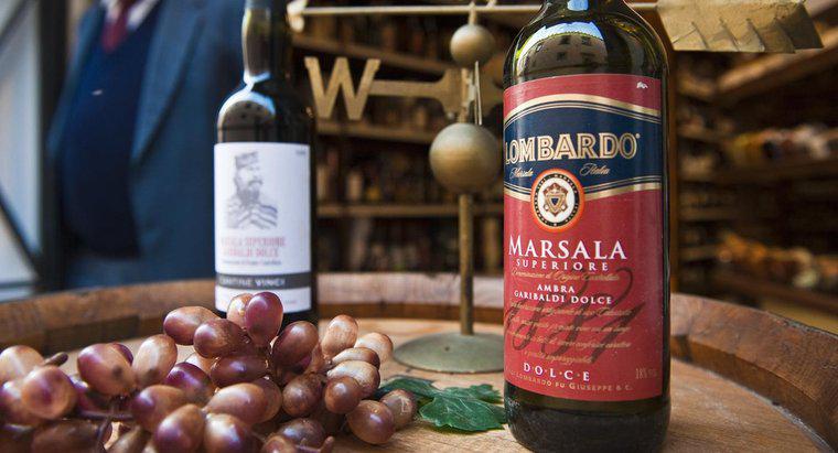 O que você pode substituir pelo vinho Marsala em uma receita?