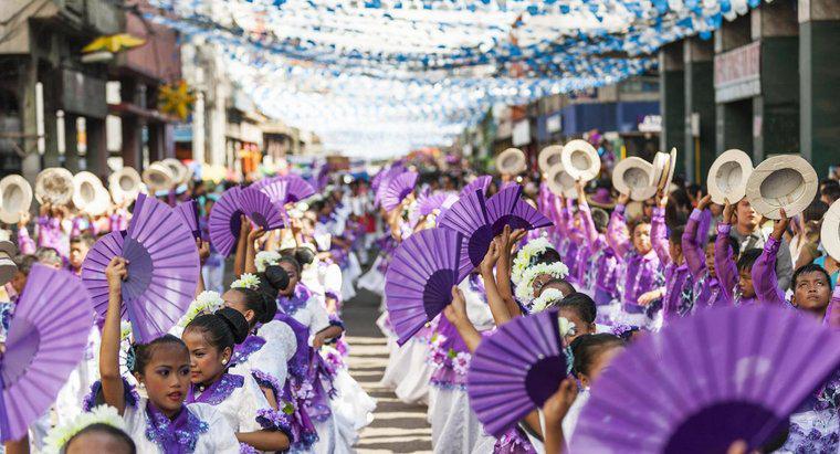 Quais são os objetivos da dança folclórica das Filipinas?
