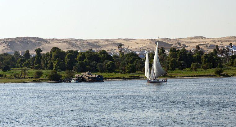 Onde o rio Nilo começa e termina?