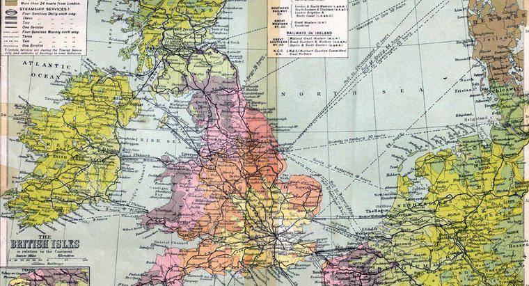 Qual é o comprimento da Grã-Bretanha?