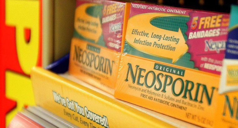 Quais são os ingredientes da Neosporin?