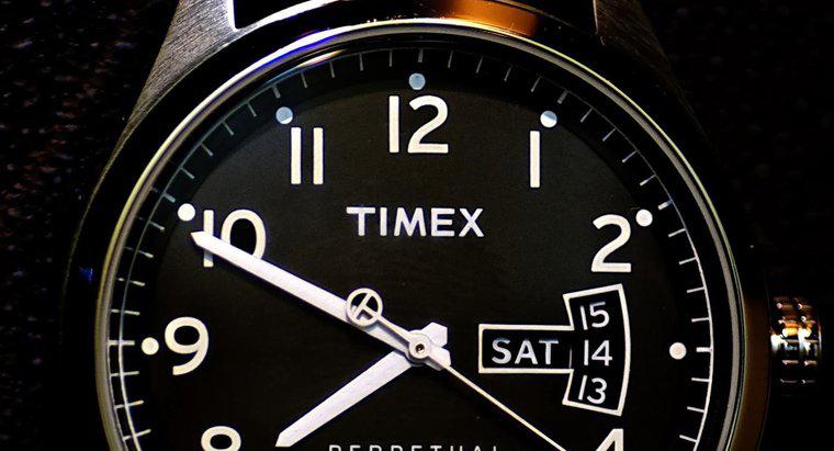 Onde você pode encontrar as instruções para um relógio Timex WR 50m?