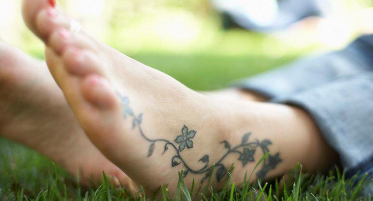 Quanto tempo duram as tatuagens nos pés?
