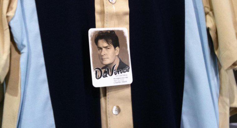 Que marca são as camisas usadas por Charlie Sheen em "Two and a Half Men"?