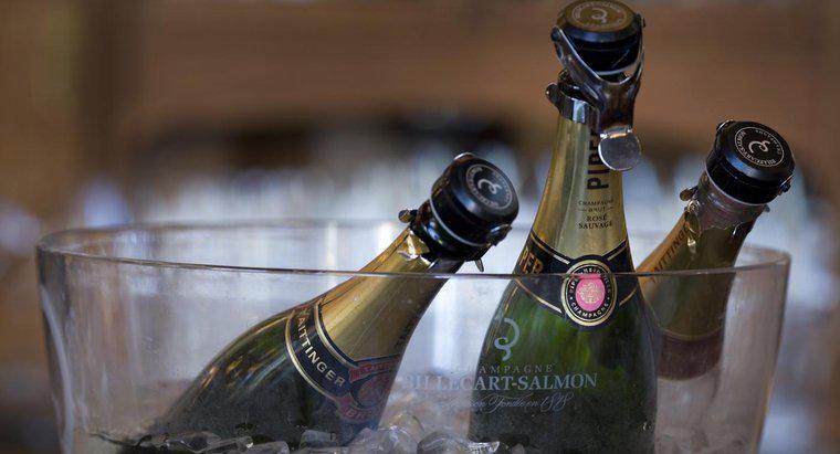 Qual é o teor de álcool do champanhe?