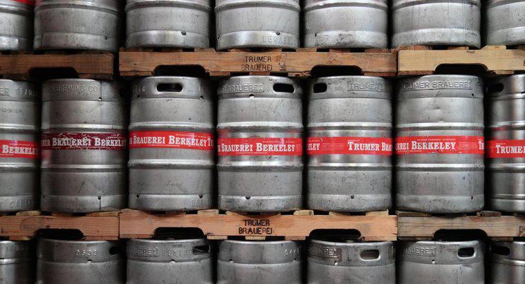 Quanto pesa um barril de cerveja?