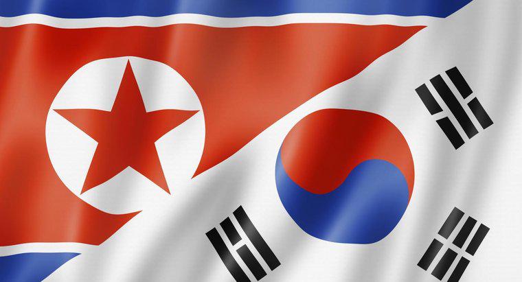 Quando a Coréia do Norte e a Coréia do Sul se separaram?