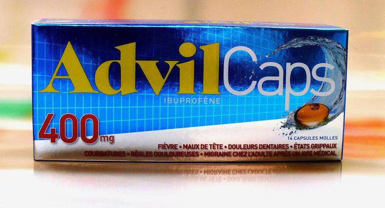 Qual é a dosagem recomendada para Advil?