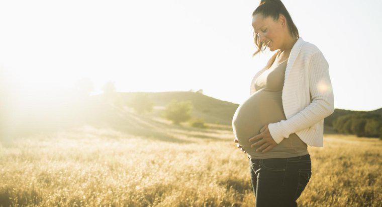 Uma mulher grávida pode ter um período?