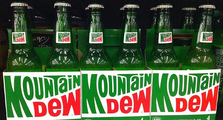 Qual é a quantidade de cafeína no Mountain Dew?