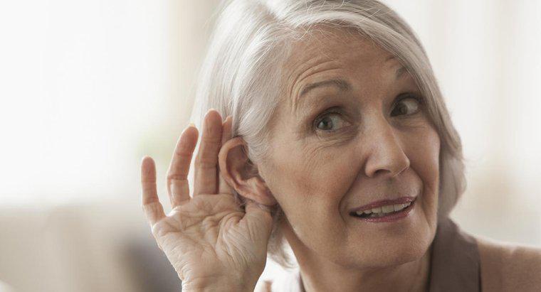 Qual é o alcance aproximado da audição humana?