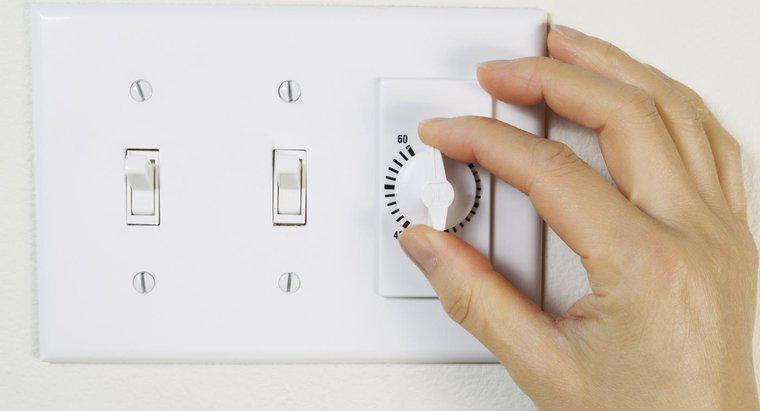 Quais são as instruções para configurar um temporizador de interruptor de parede Intermatic?