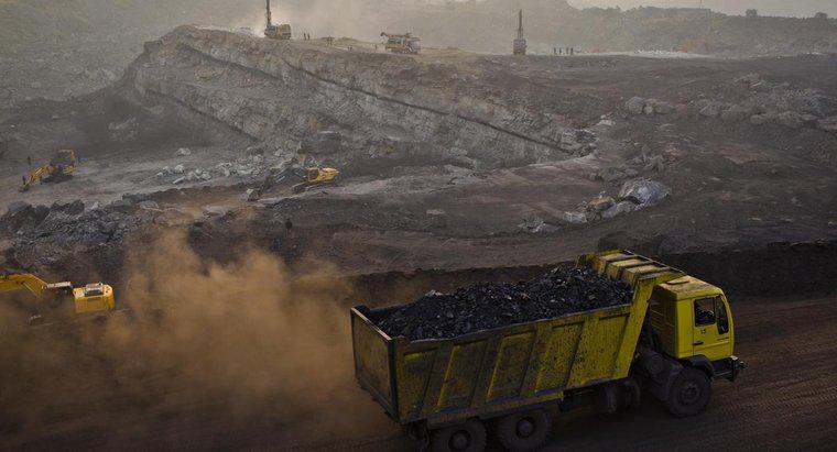 Como o carvão é extraído?