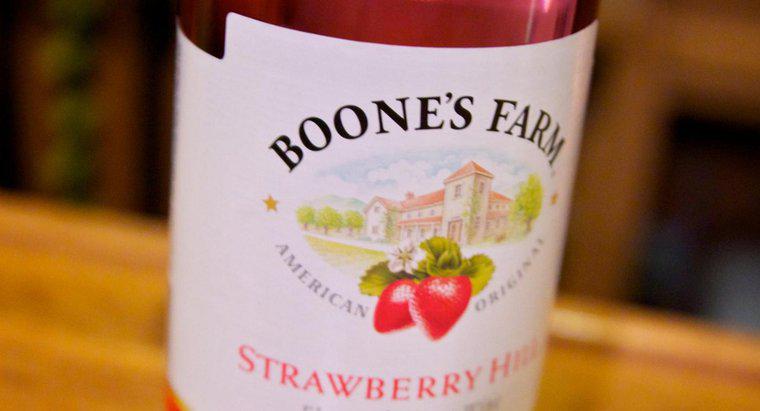 Onde o vinho da fazenda de Boone está disponível?