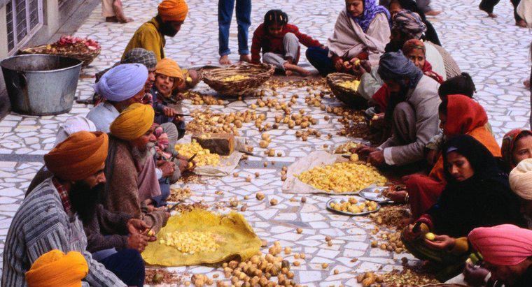 Quais alimentos os sikhs não comem?