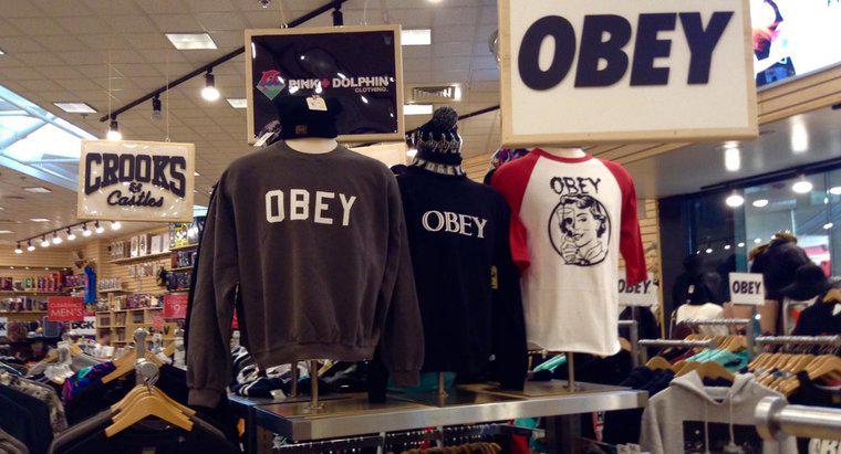 Qual é o significado por trás da linha Obey Clothing?