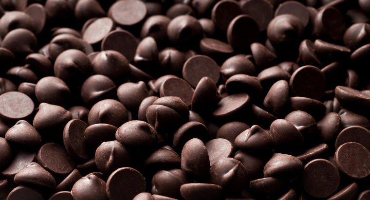 Quantas gotas de chocolate equivalem a uma onça?