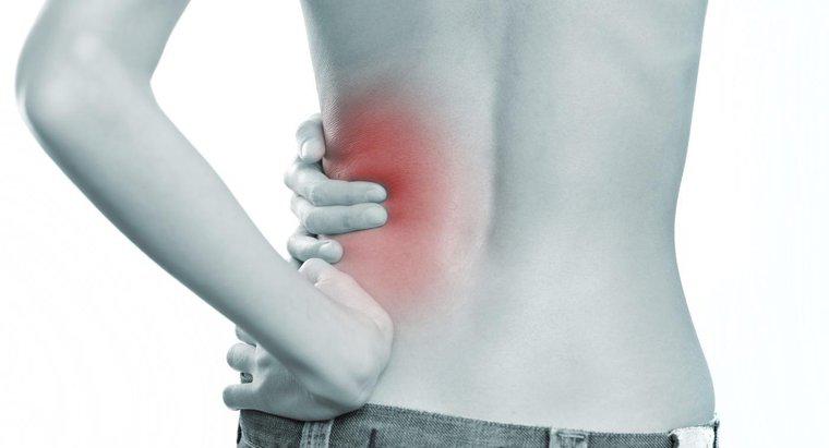 Como a dor lombar está relacionada aos distúrbios renais?