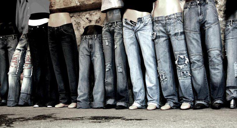 Como você define a cor em jeans?