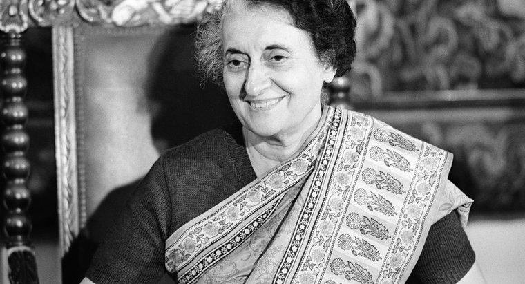 Qual é a famosa Indira Gandhi?