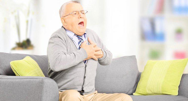 Quais são os sintomas de isquemia cardíaca?