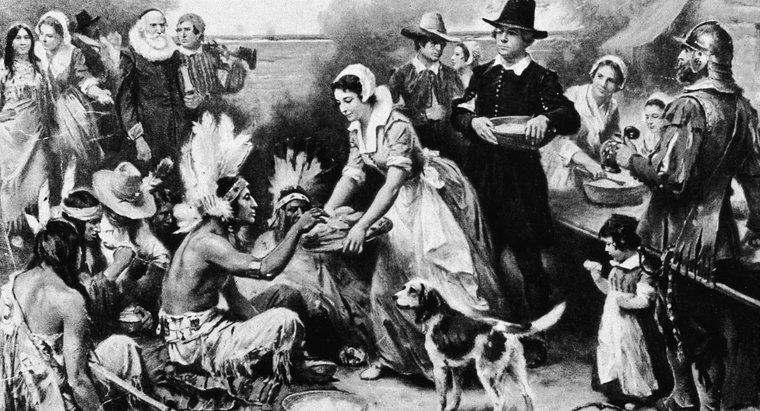 Quando os peregrinos e os nativos americanos se conheceram?