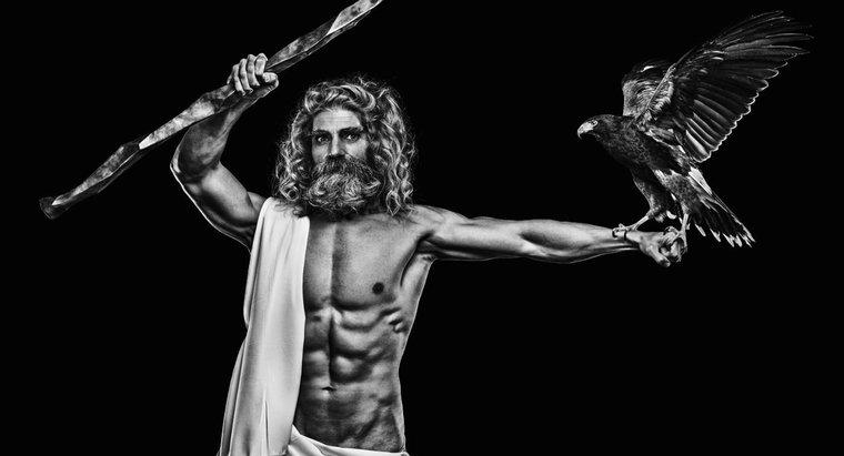 Qual é a descrição física de Zeus?