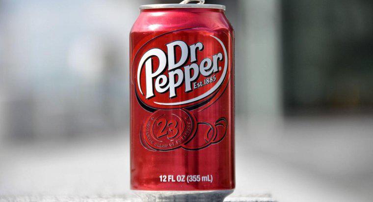 Quais são os ingredientes do Dr. Pepper?