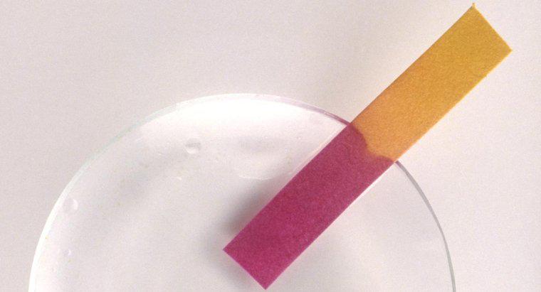 Qual é a cor do papel tornassol em ácido?