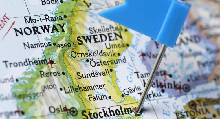 Onde está localizada a Suécia?