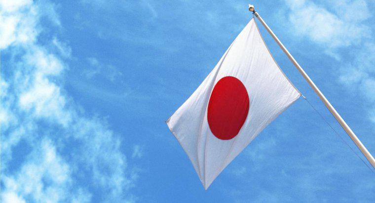 O que a bandeira japonesa simboliza?