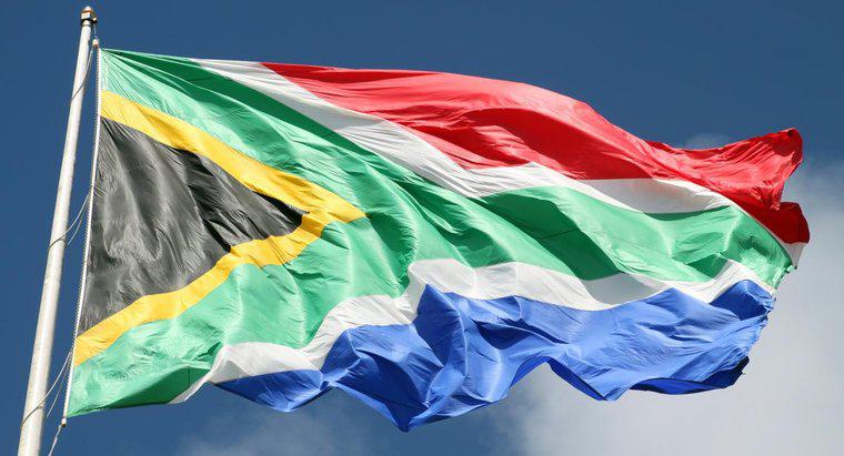 O que significam as cores da bandeira sul-africana?