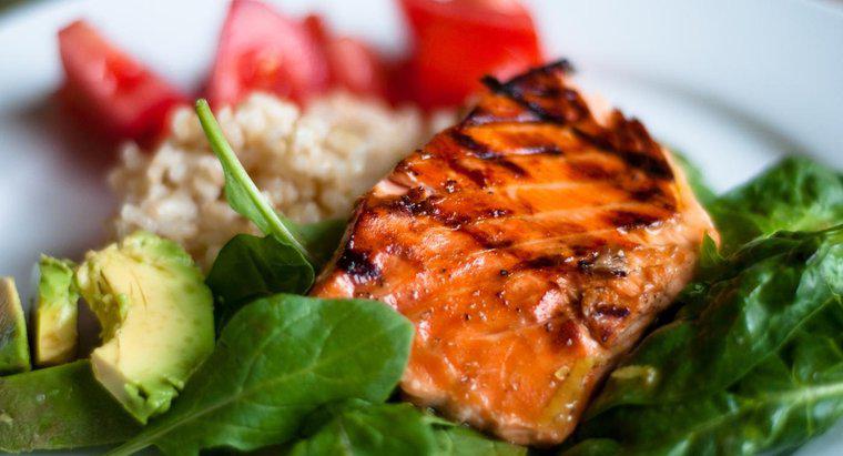 Quais vegetais devem ser servidos com salmão?