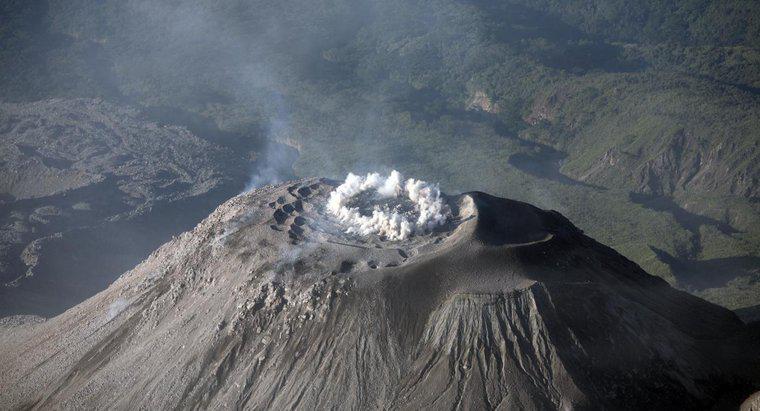 O que é um vulcão de cone composto?