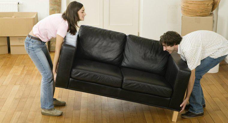 Quanto pesa um sofá?