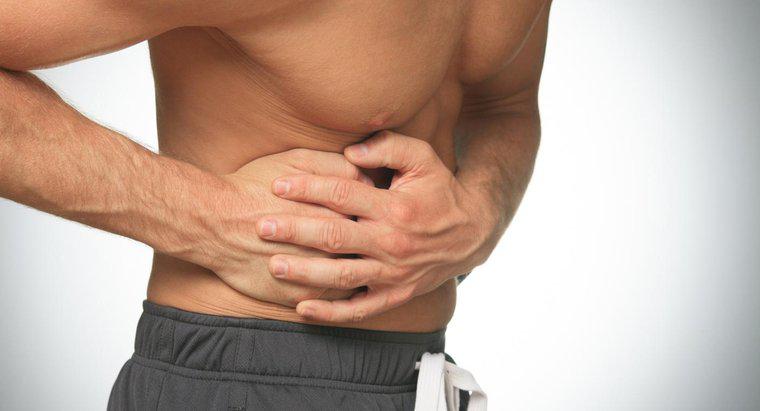 O que é um sintoma de dor nas costelas?