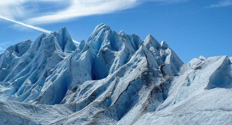 Como as geleiras causam erosão?